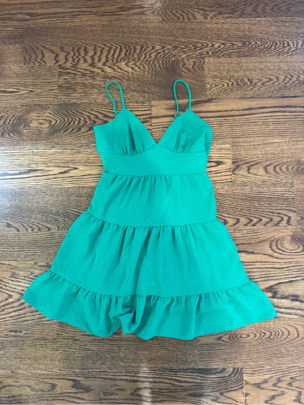 Altard State Green Sundress with Spaghetti Straps